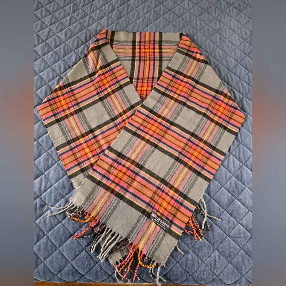 Cashmere Scarf, Unisex, Made In Scotland